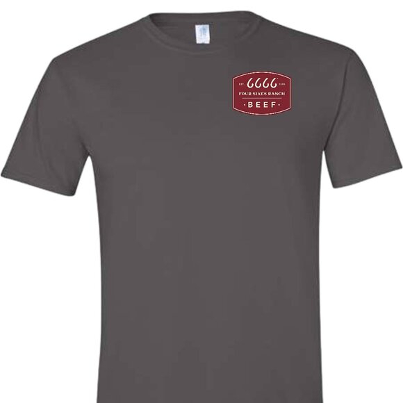 Four Sixes Ranch Livestock Beef Short Sleeve T-Shirt - Picture 6 of 16